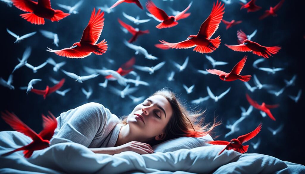 red birds in dreams