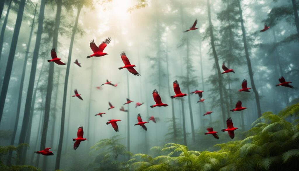 red birds spiritual symbolism