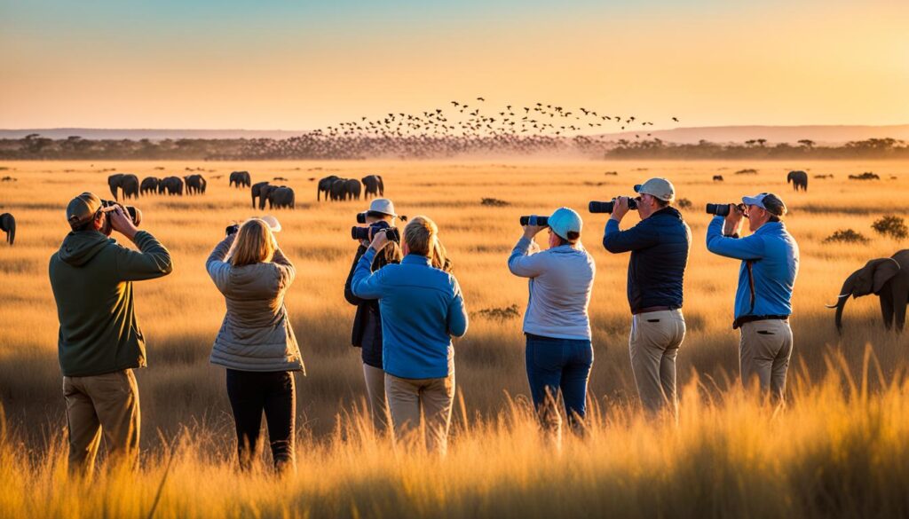 safari birdwatching