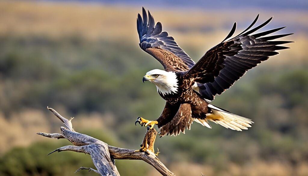 savanna predator birds