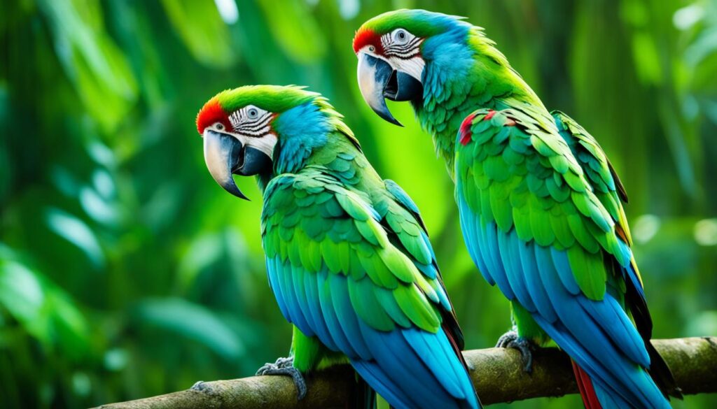 severe macaws