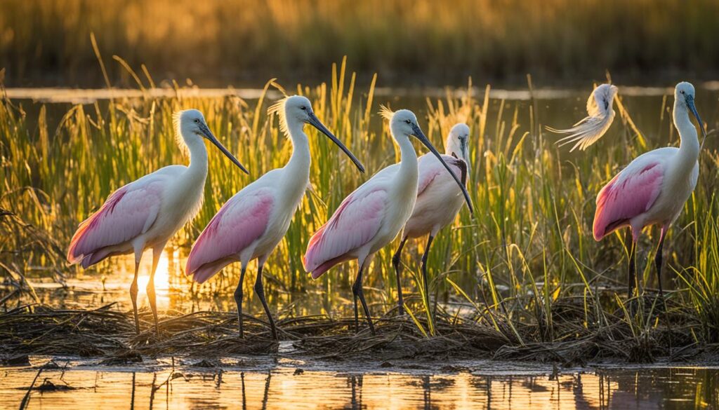 spoonbills