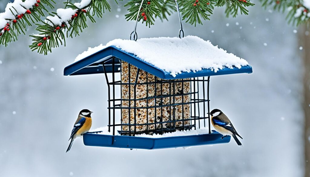 suet feeding in winter