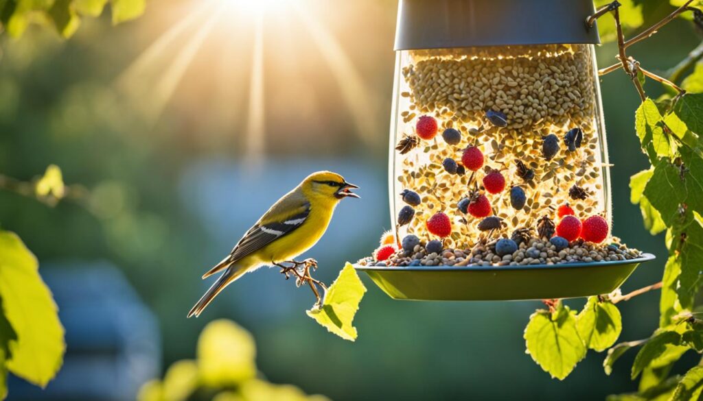 supplemental bird feeding vs natural foods