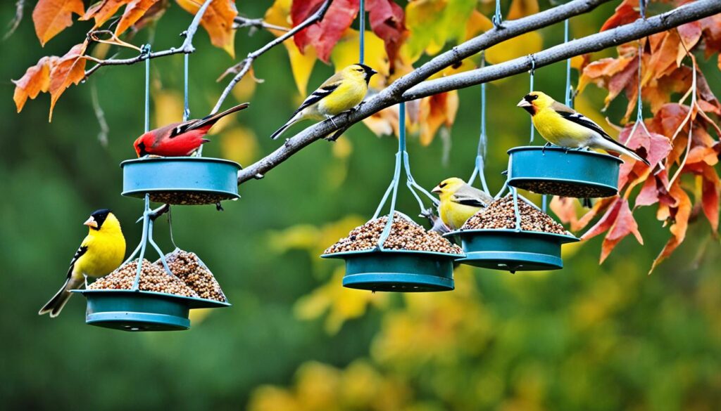 transitioning birdfeeders for fall migration