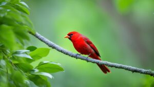 what are red birds a sign of