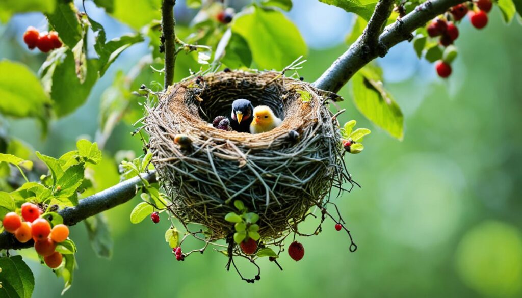 what baby birds eat