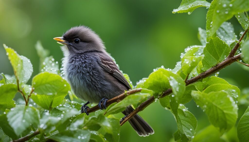 what do baby birds eat?