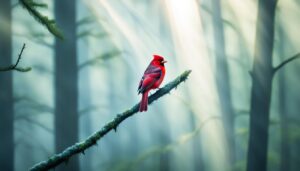 what do red birds mean spiritually