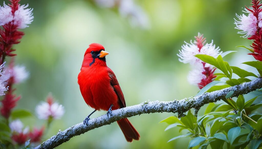 what does red birds mean spiritually