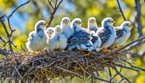 what is a group of baby birds called