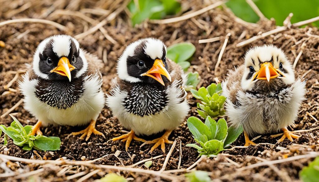 Baby bird growth and development