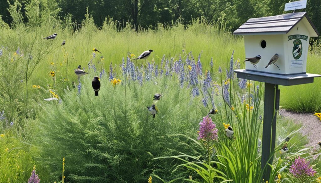 Bird-friendly landscaping