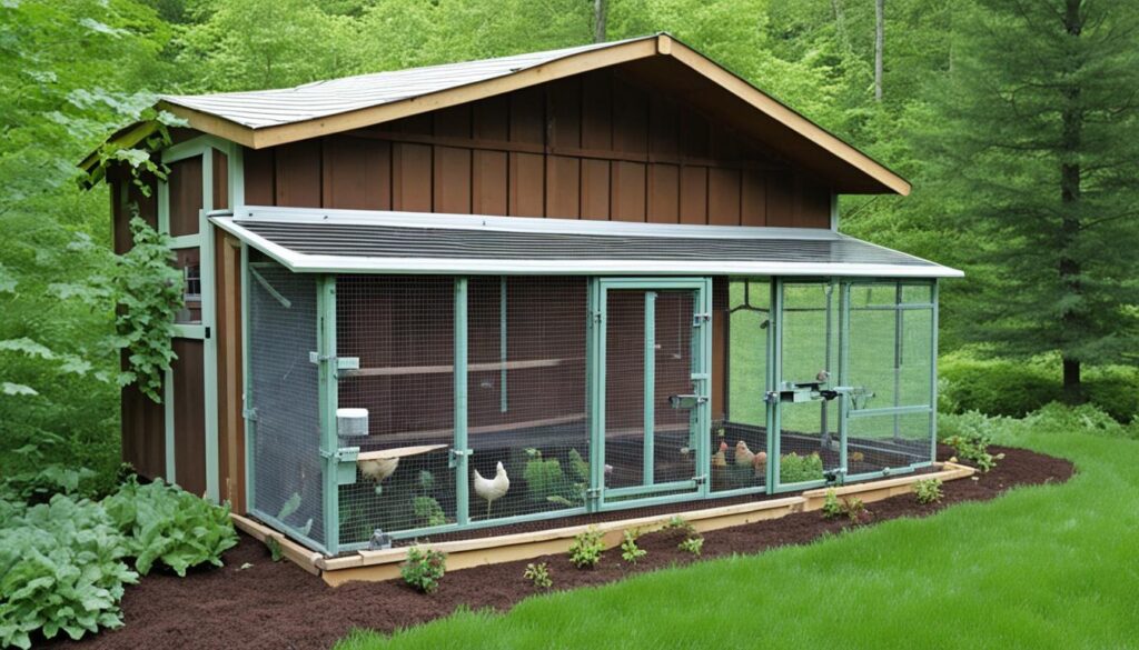 Camouflaging the chicken coop