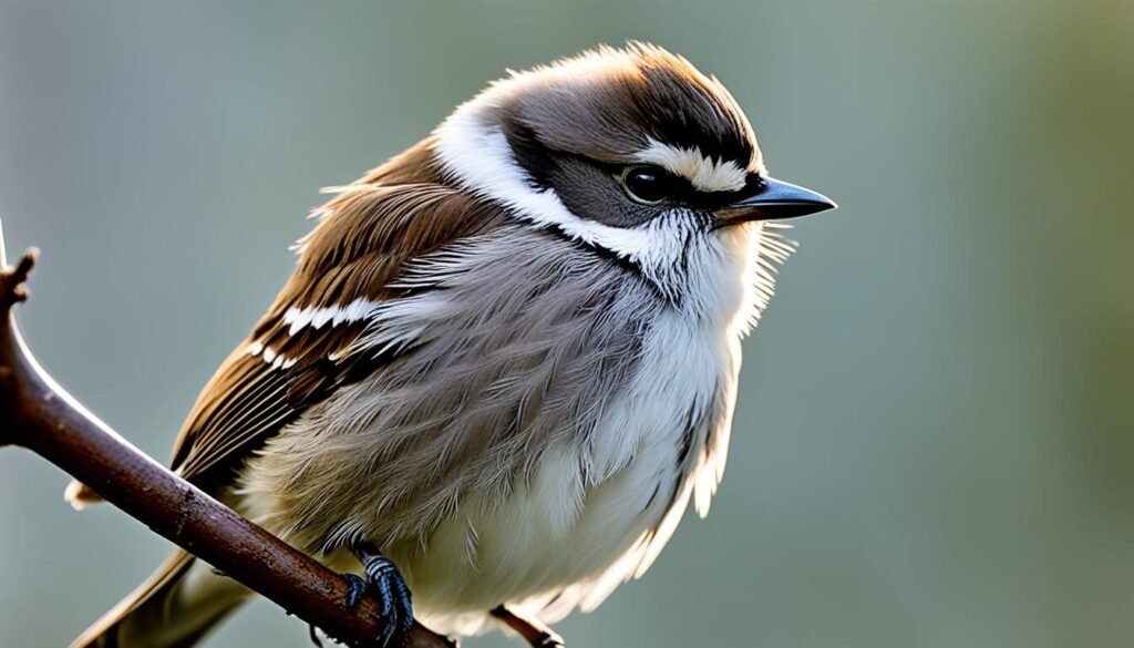 Distressed baby bird