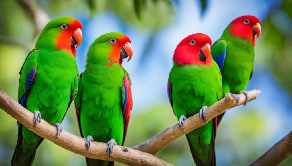 Eclectus Parrots