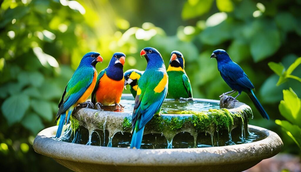 How to attract birds to bird bath?