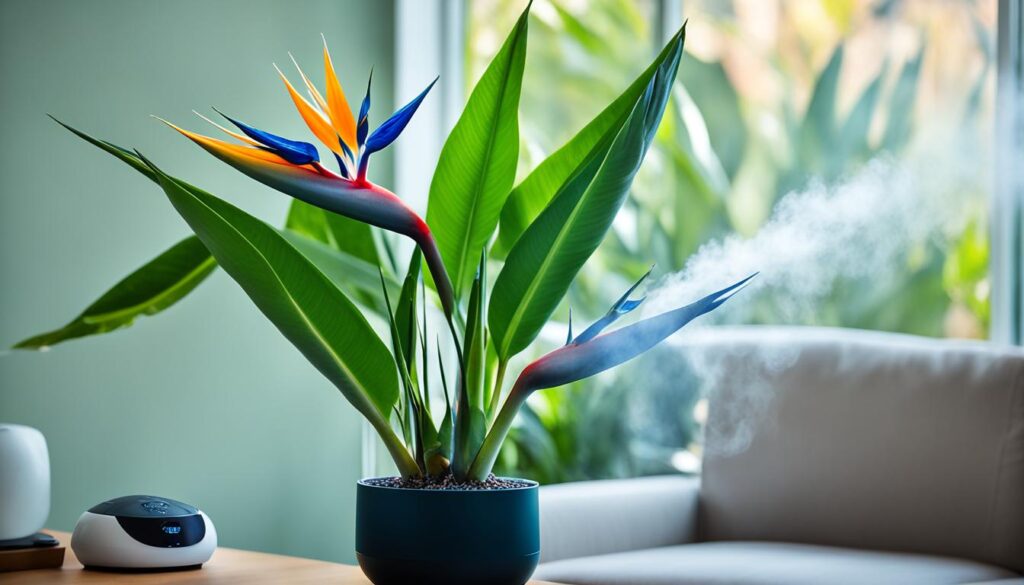 Humidifier for Bird of Paradise