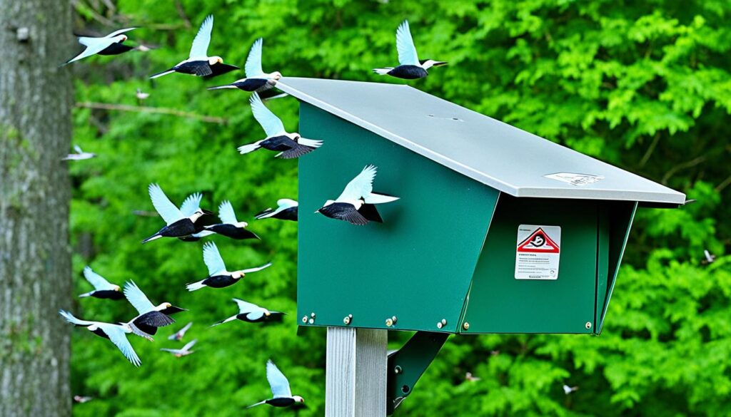 Maintaining a bird-free mailbox