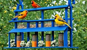 What colors attract birds?