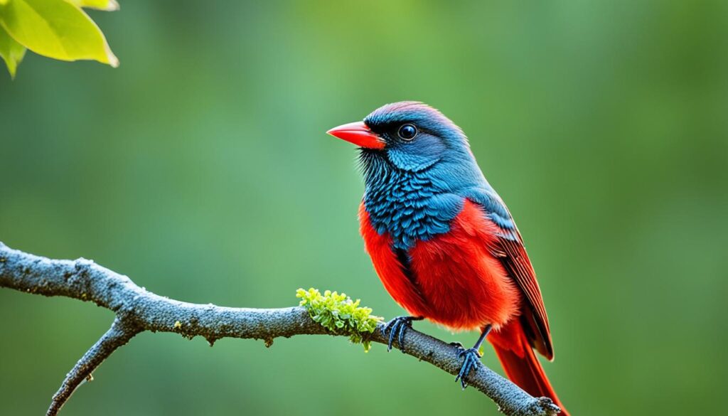 What do red birds mean?