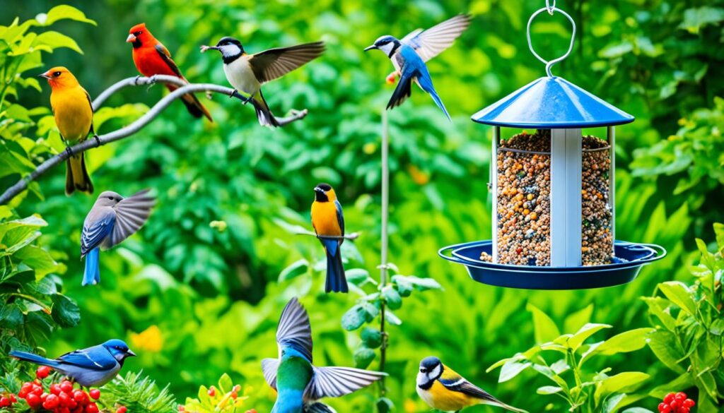 When to stop feeding birds in summer?