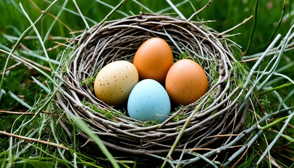 american robin eggs