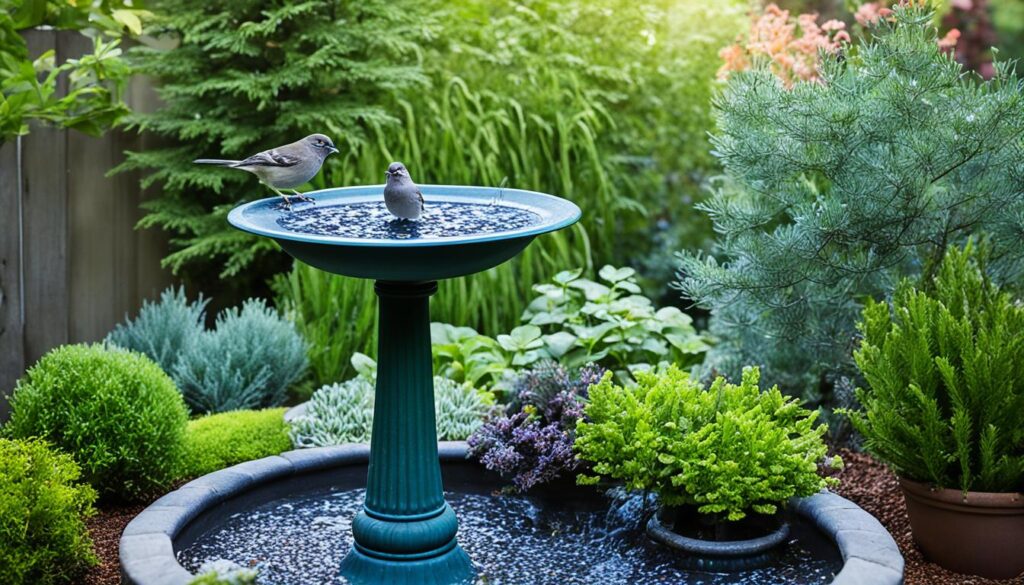 bird bath monitoring