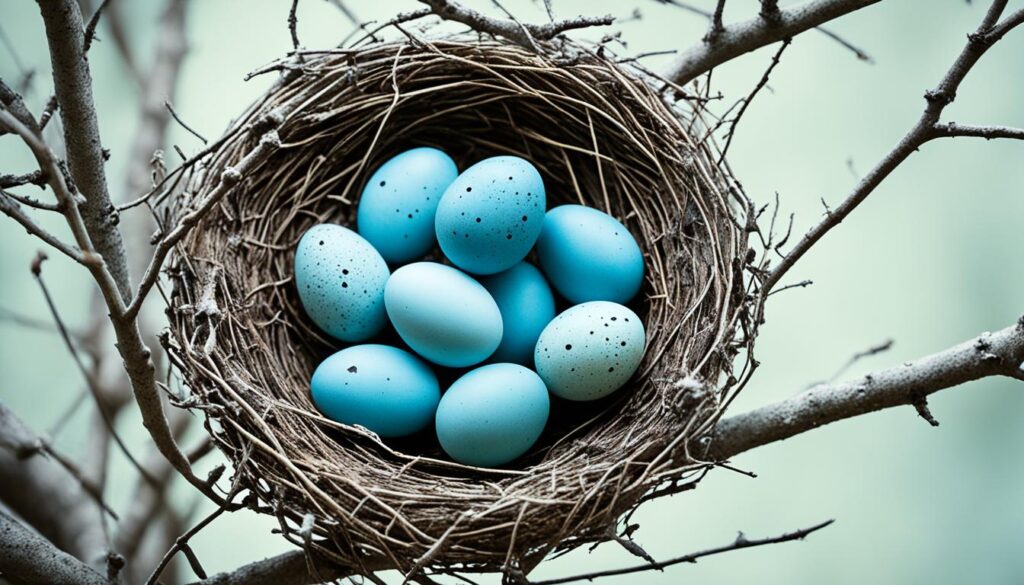 blackbird eggs