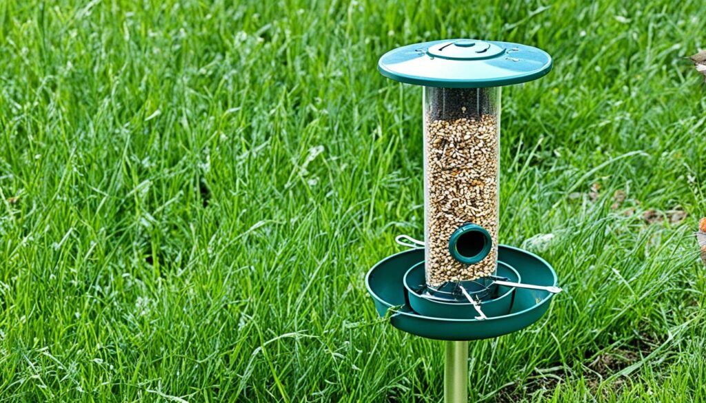 how to keep birds from eating grass seed