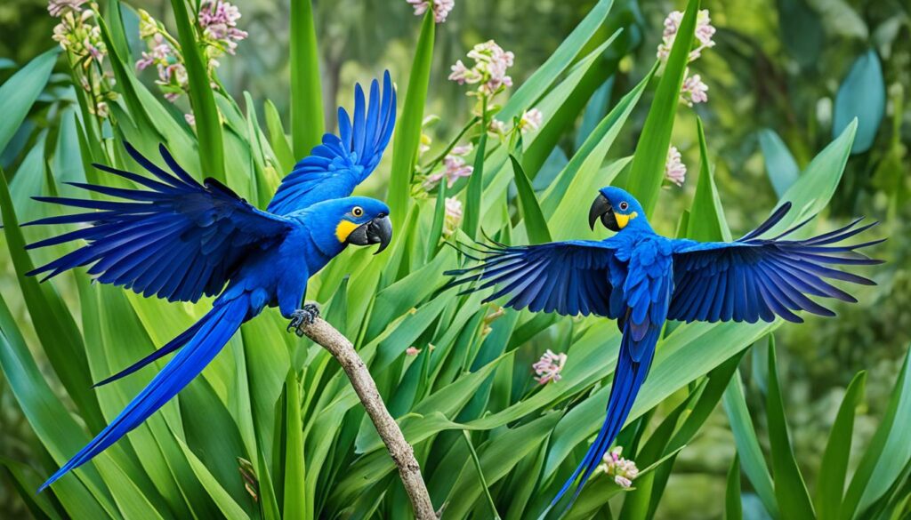 hyacinth macaws