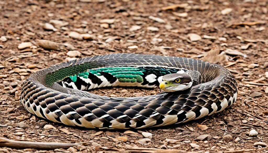 key snake-eating bird species