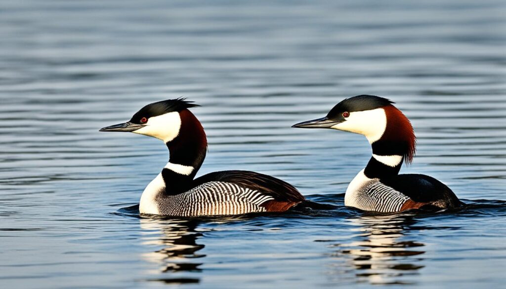 loons and grebes