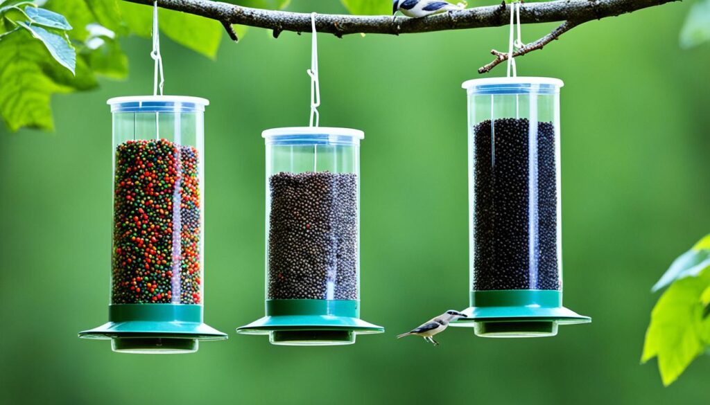 nyjer seed feeders