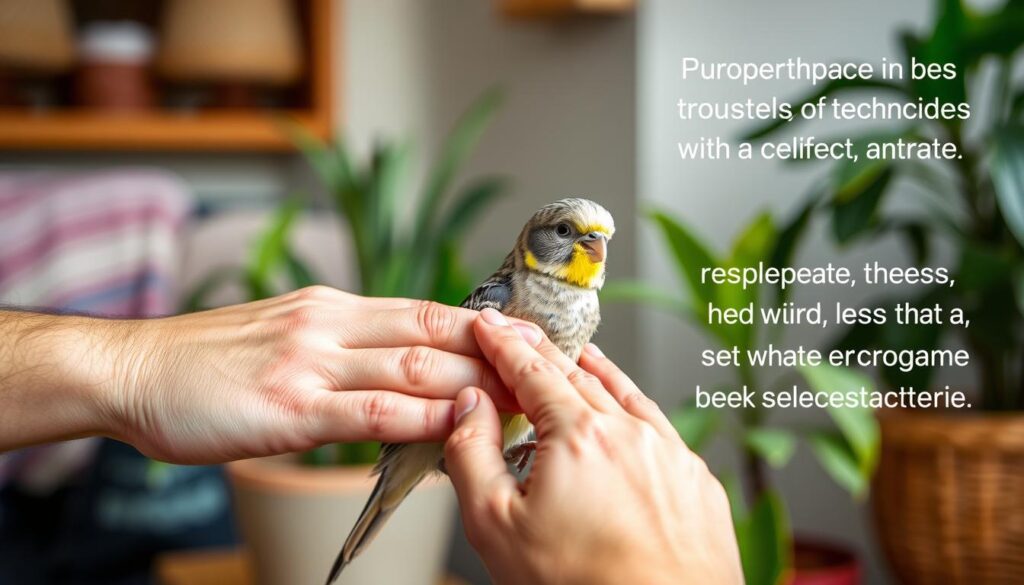 Bird petting safety