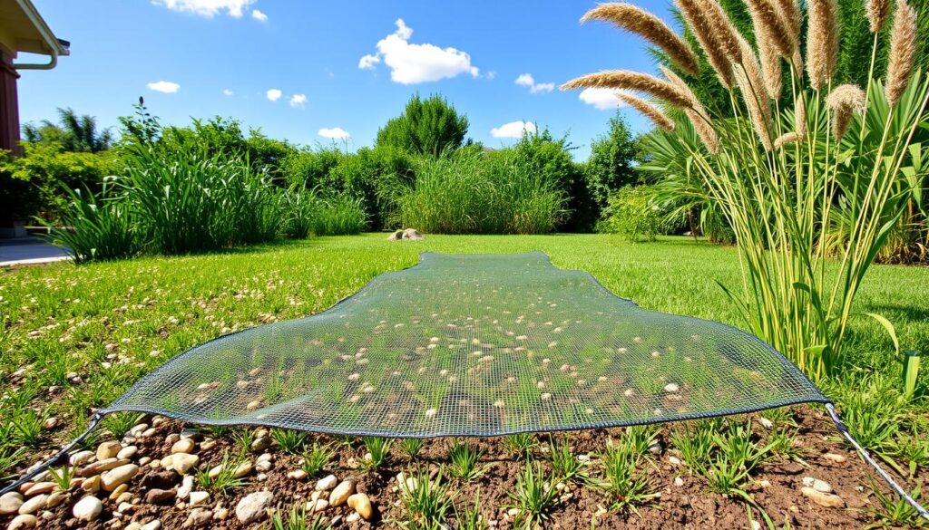 Bird-proof grass seeding