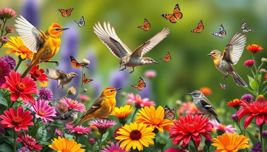 What birds eat butterflies?