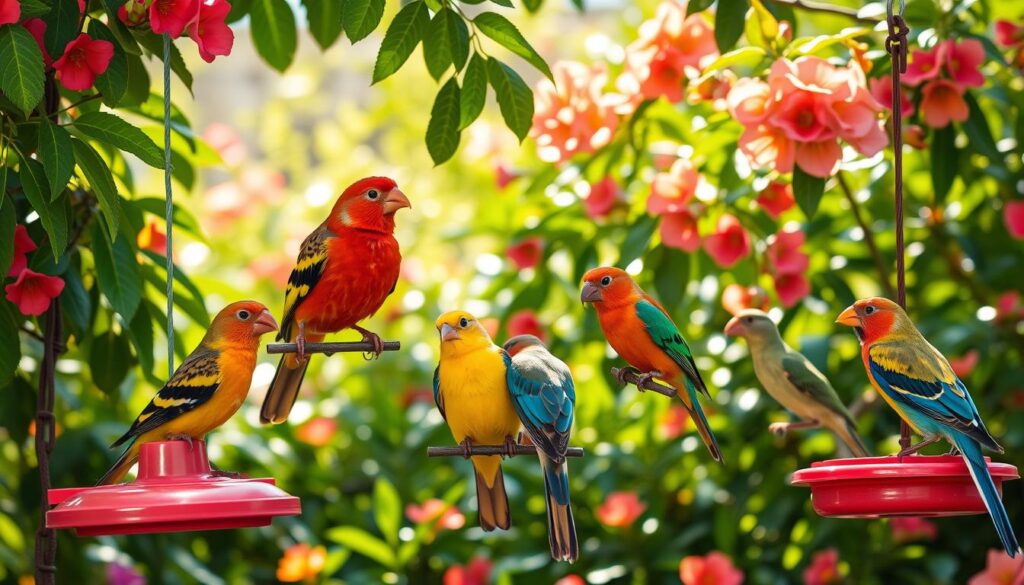 What color are birds attracted to?