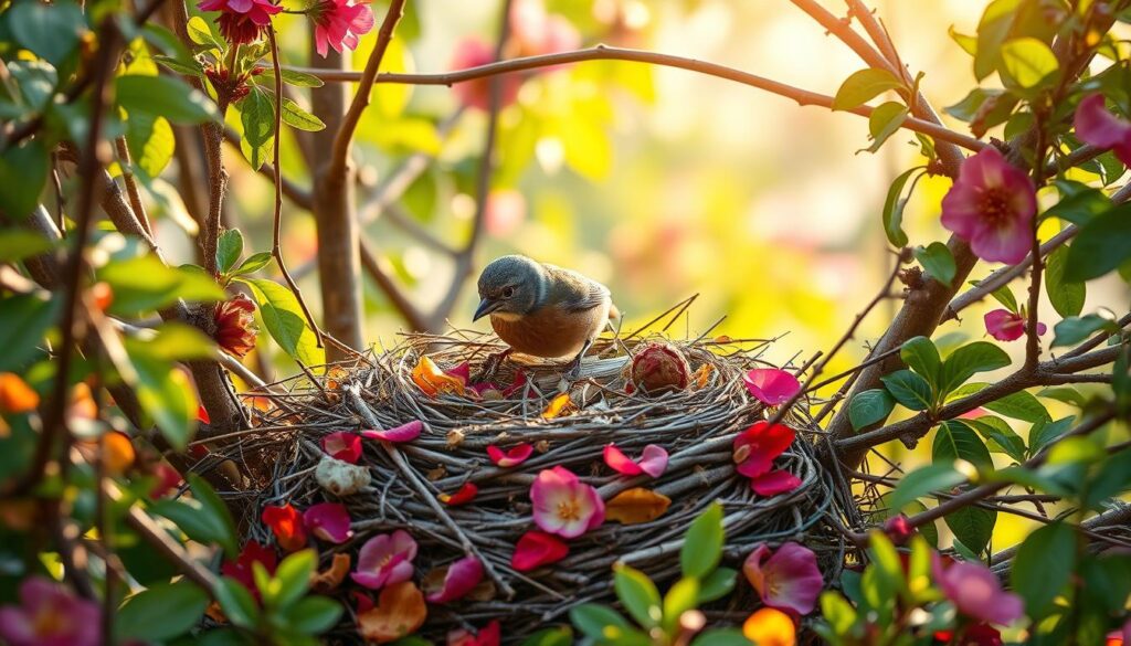 bird nest construction