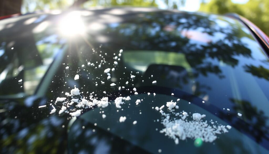 bird poop on car