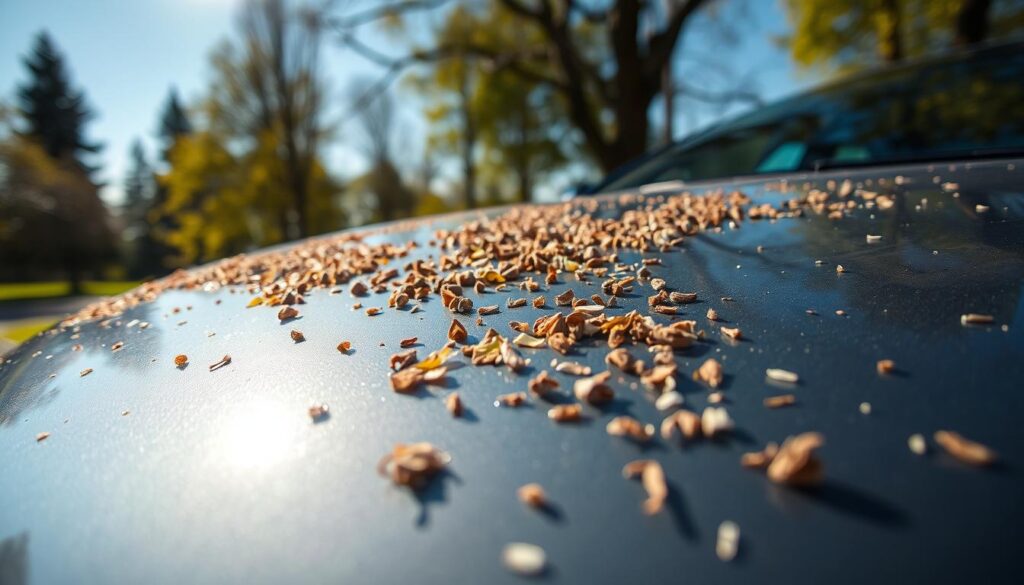 bird poop on car