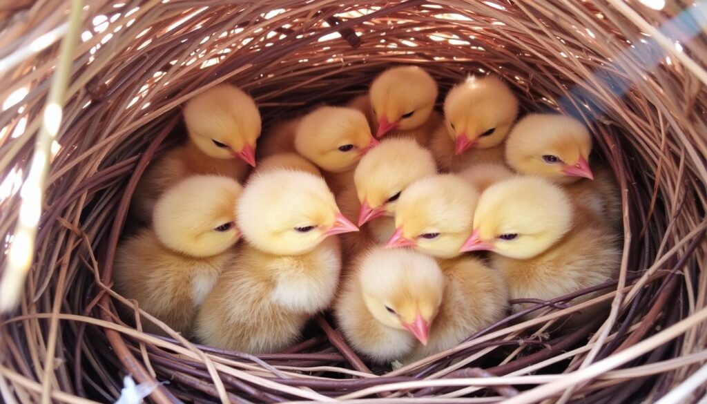 clutch of chicks