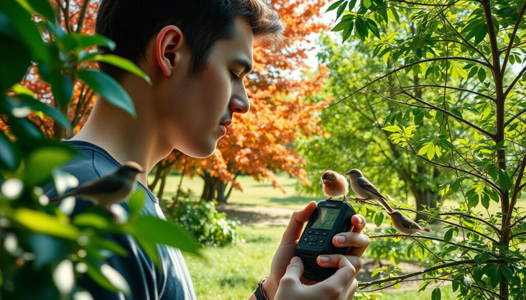 recording bird calls