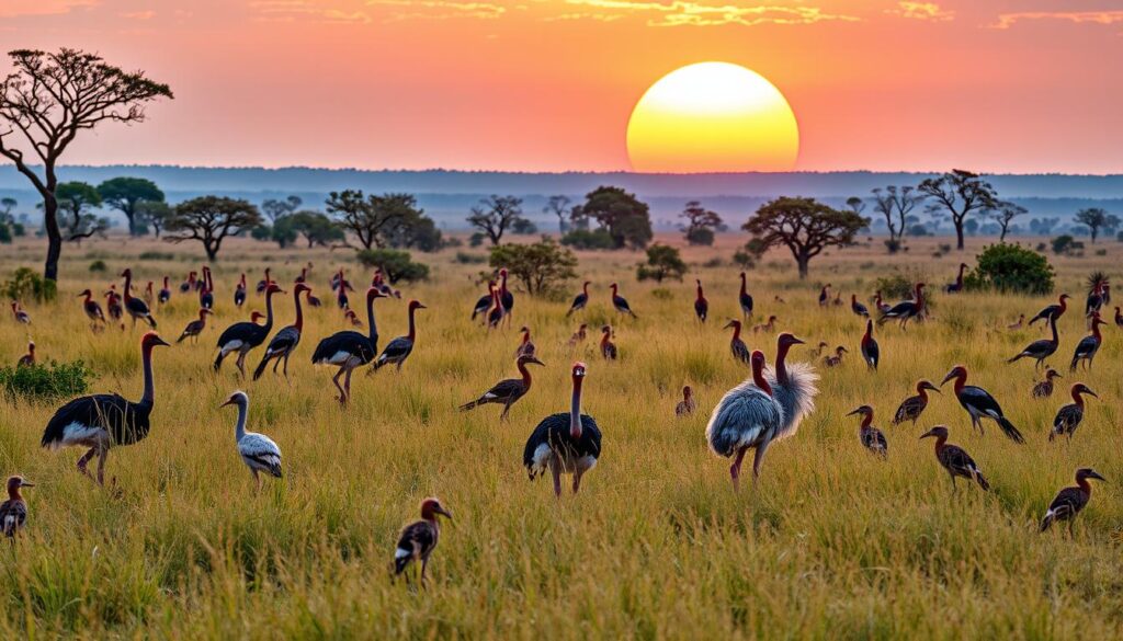 savanna ground birds