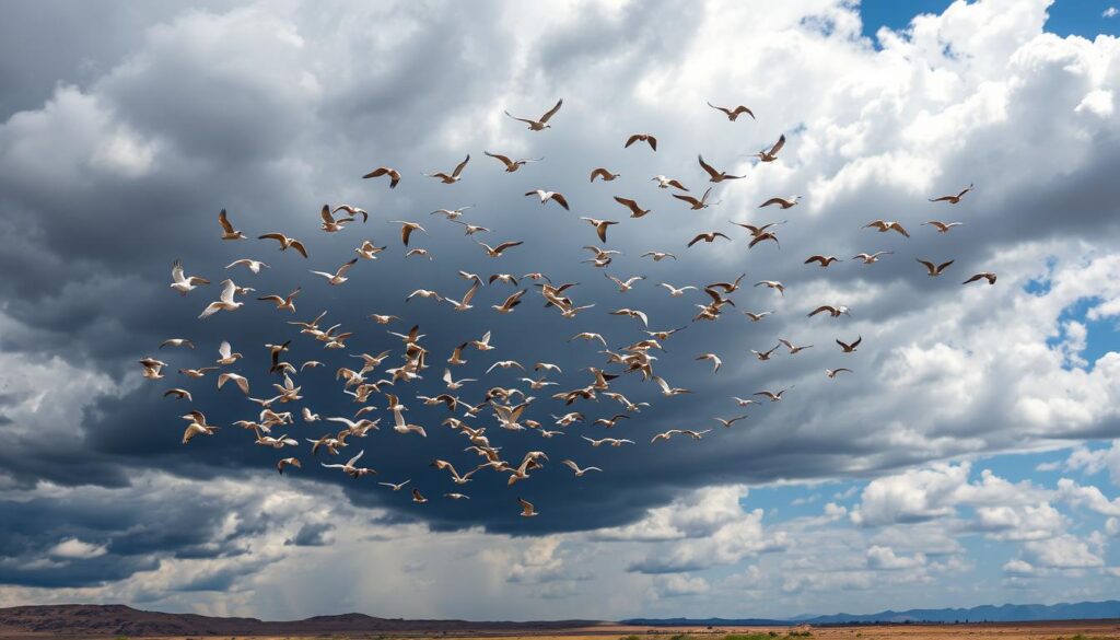 weather impact on bird behavior