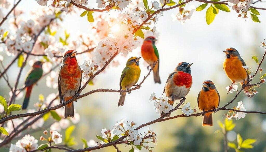 what does birds chirping mean spiritually