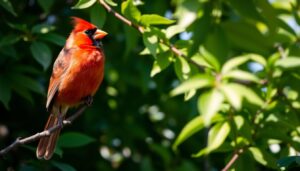 what does seeing red birds mean